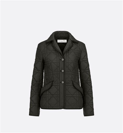 Veste Macrocannage Taffetas technique matelassé noir 